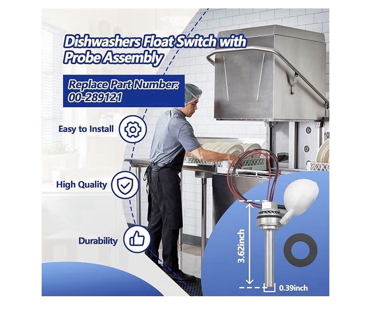 00-289121 Dishwasher Float Switch W/ Probe Assembly