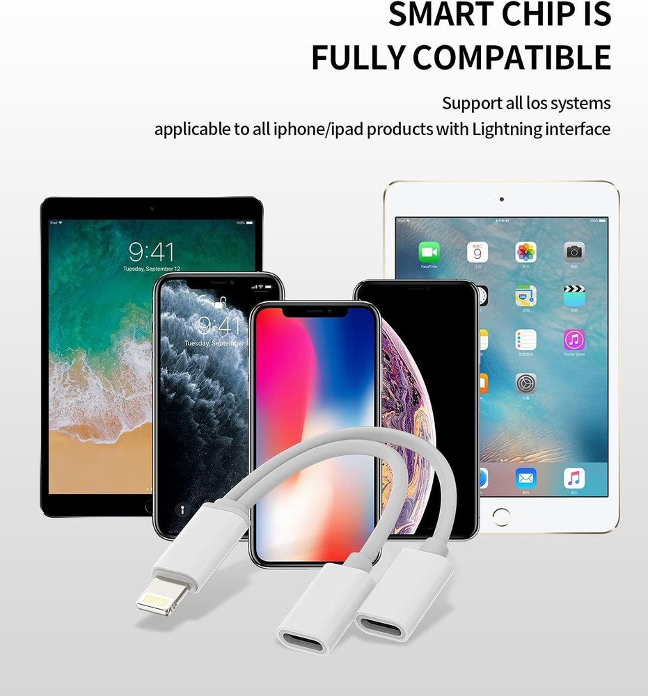 Converter Compatible with iPhone Headphone Adapter for grey