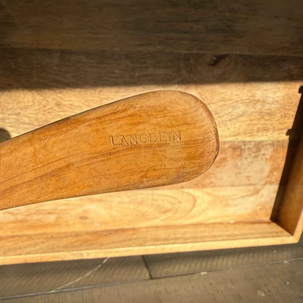 LANGBEIN Wooden Pie Cake Dessert Server Serverware Kitchen Utensil