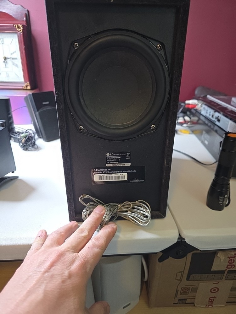 LG Active Subwoofer SPH2B-P w/ Cord - Tested