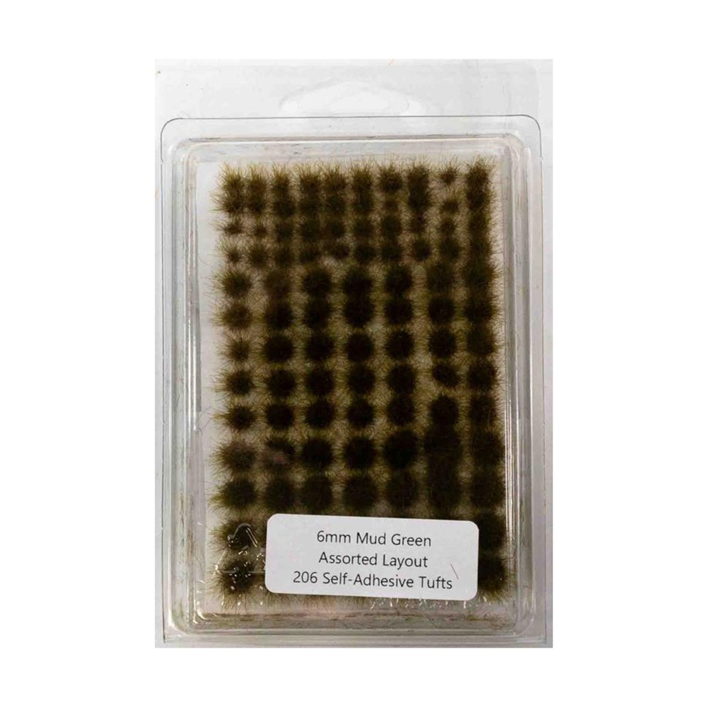 Miniatures - Accessory - Terrain Mud Green - Assorted Layout (6mm) New