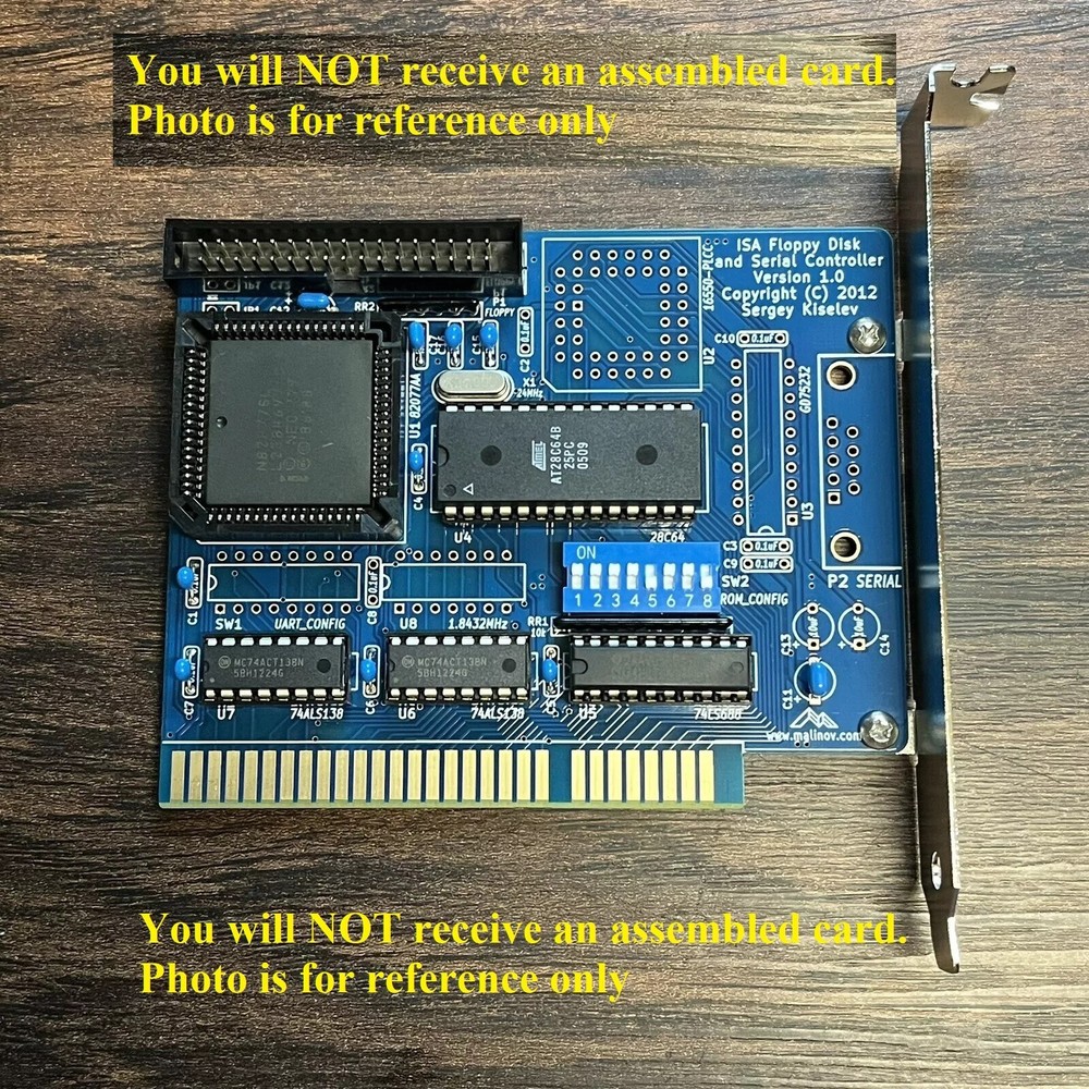 DIY Kit 8bit ISA Floppy Disk Controller By Sergey Kiselev (Requires Assembly)