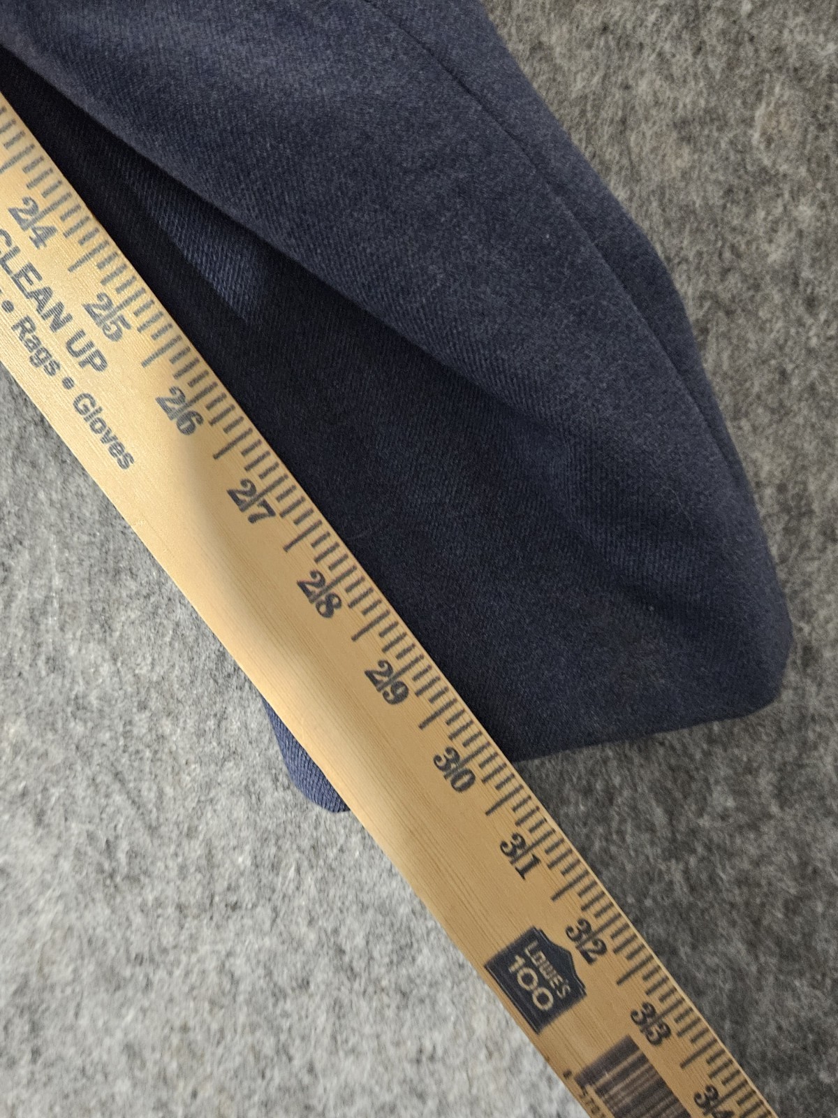 Vintage US Air Force Military Uniform Jacket 37R USAF Blue Wool