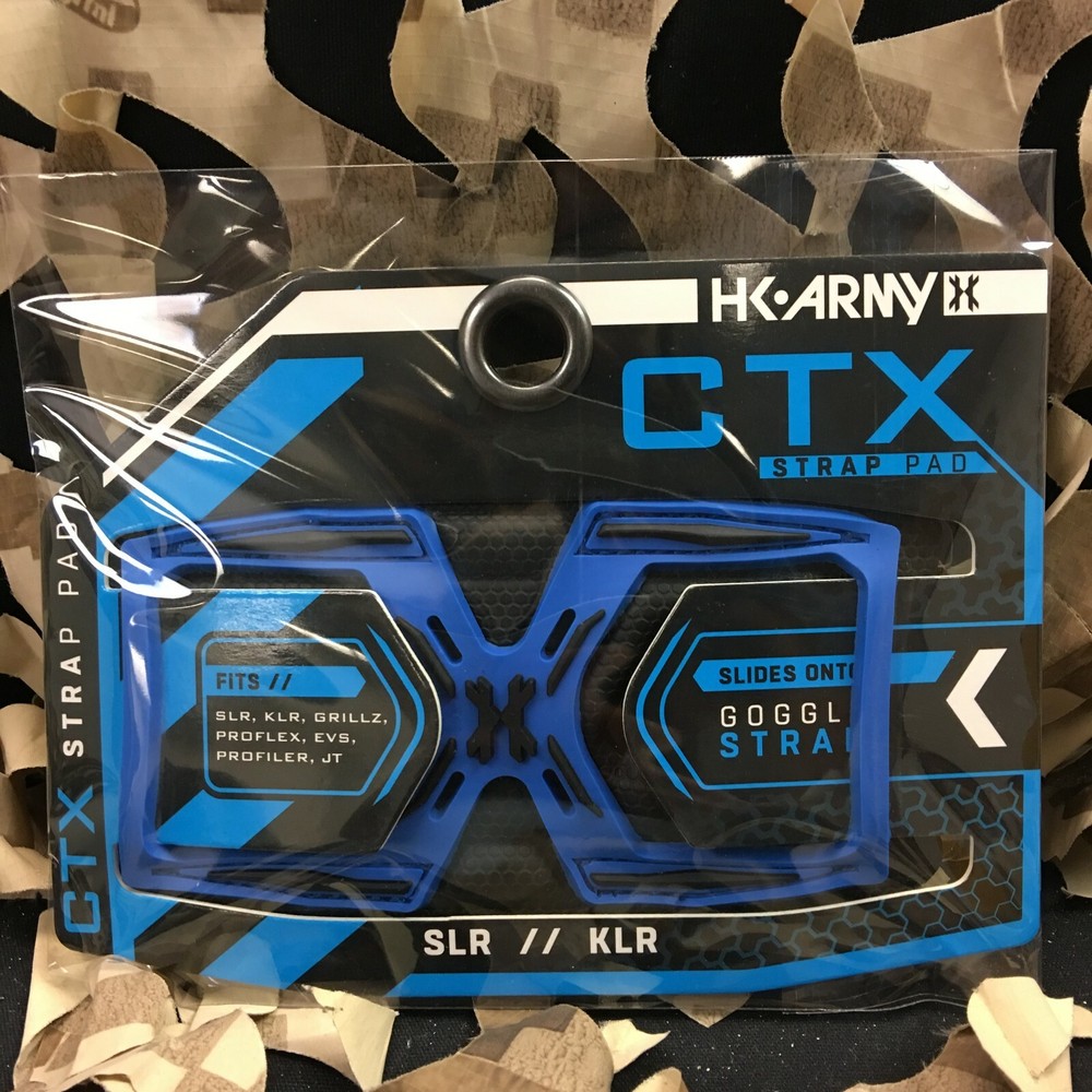 New HK Army Universal CTX Goggle Strap Pad - Blue/Black
