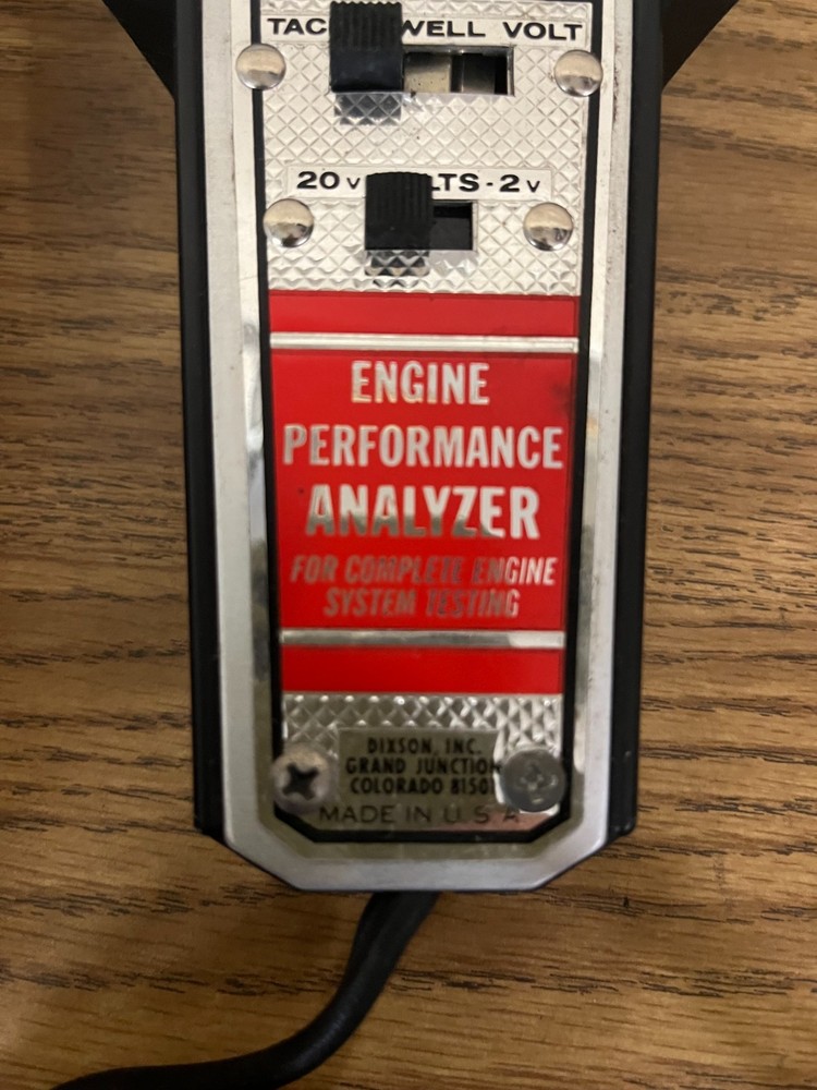Dixson Inc Engine Performance Analyzer For Complete Engine System Testing