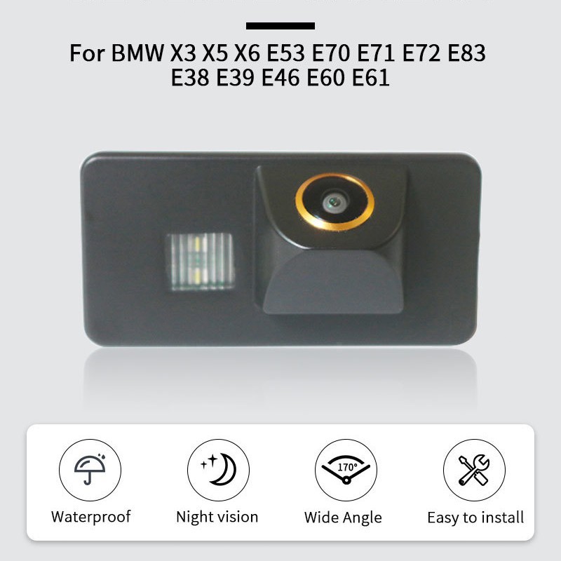 AHD Rear View Camera for BMW X3 X5 X6 E53 E70 E71 E72 E83 E38 E39 E46 E60
