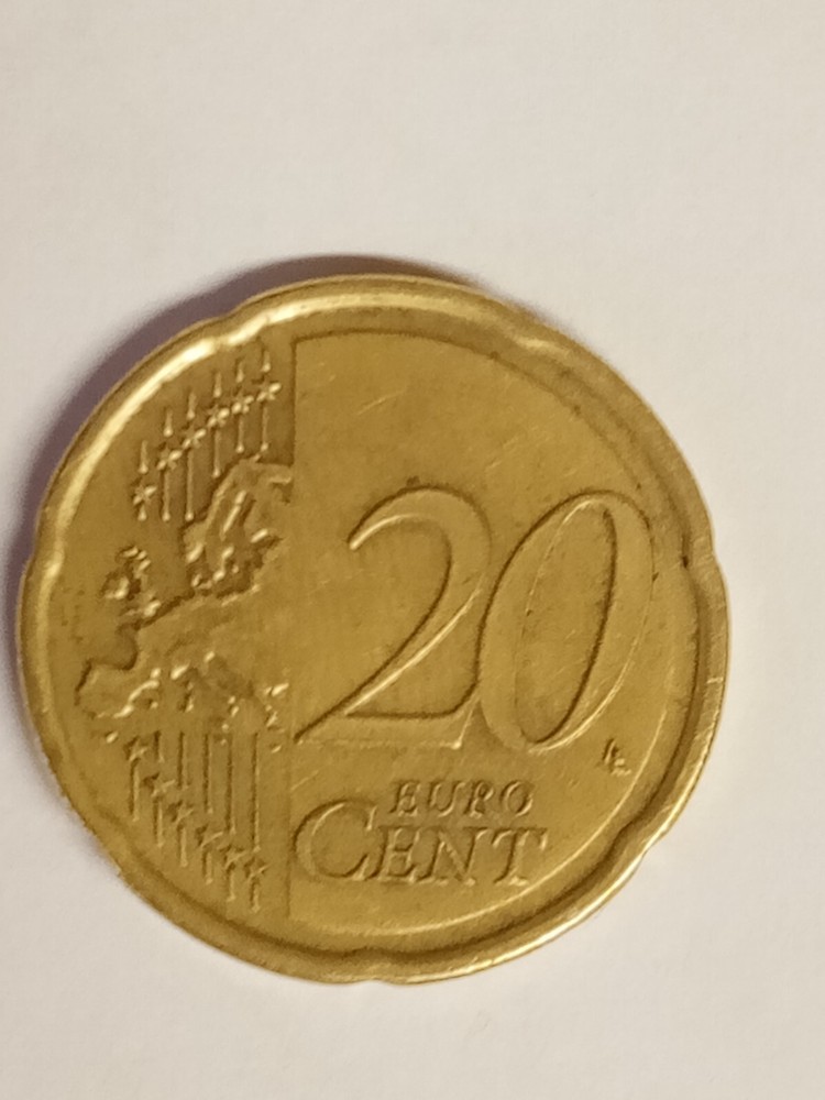 Euro 20 Cent Coin  2016 D