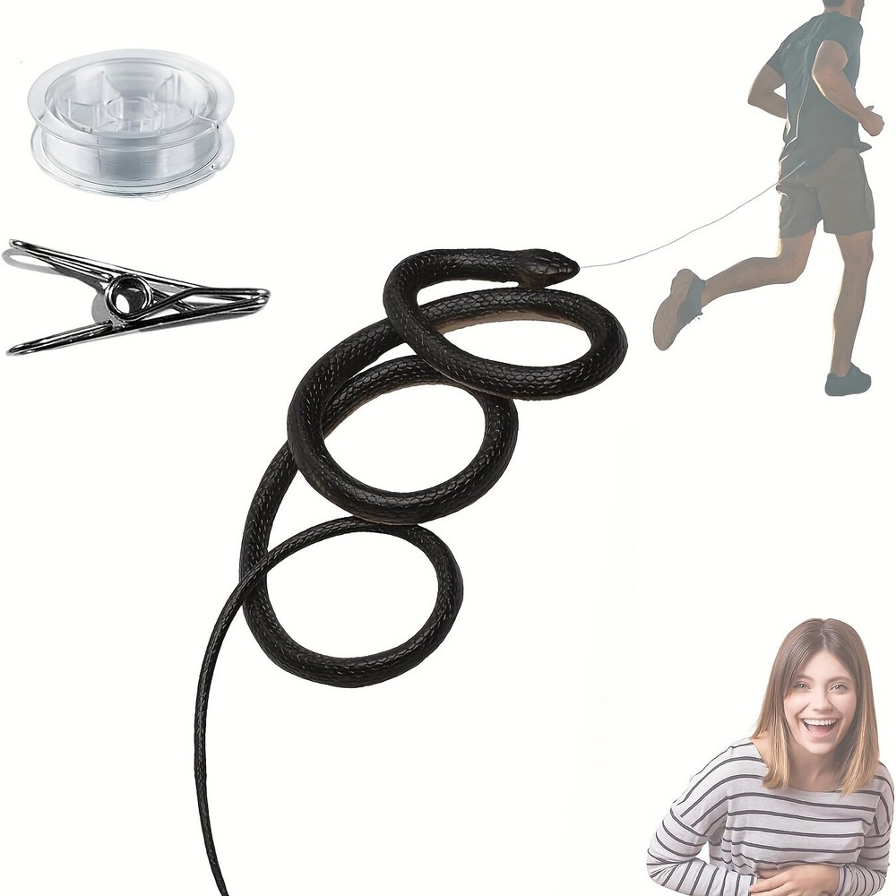 Hilarious Snake Prank With String & Clip - Perfect For Golfers Endless Laughter