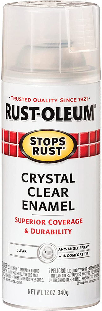 7701830 Stops Rust Spray Paint, 12 Oz, Gloss Crystal Clear