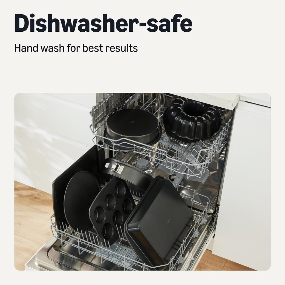 Nonstick Bakeware 6-Piece Set, Stackable, Dishwasher and Oven-Safe, Baking Pan