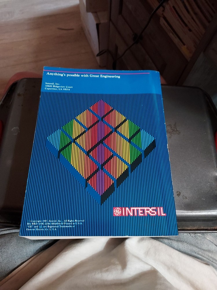 RCA INTERSIL BOOK COMPONENT DATA CATALOGF 1987