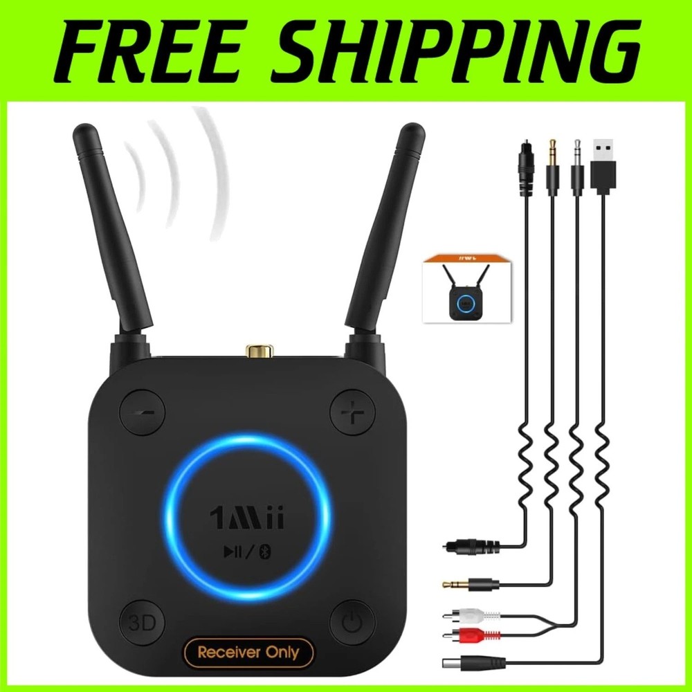 Upgraded Long Range Bluetooth Receiver - HiFi Wireless Audio