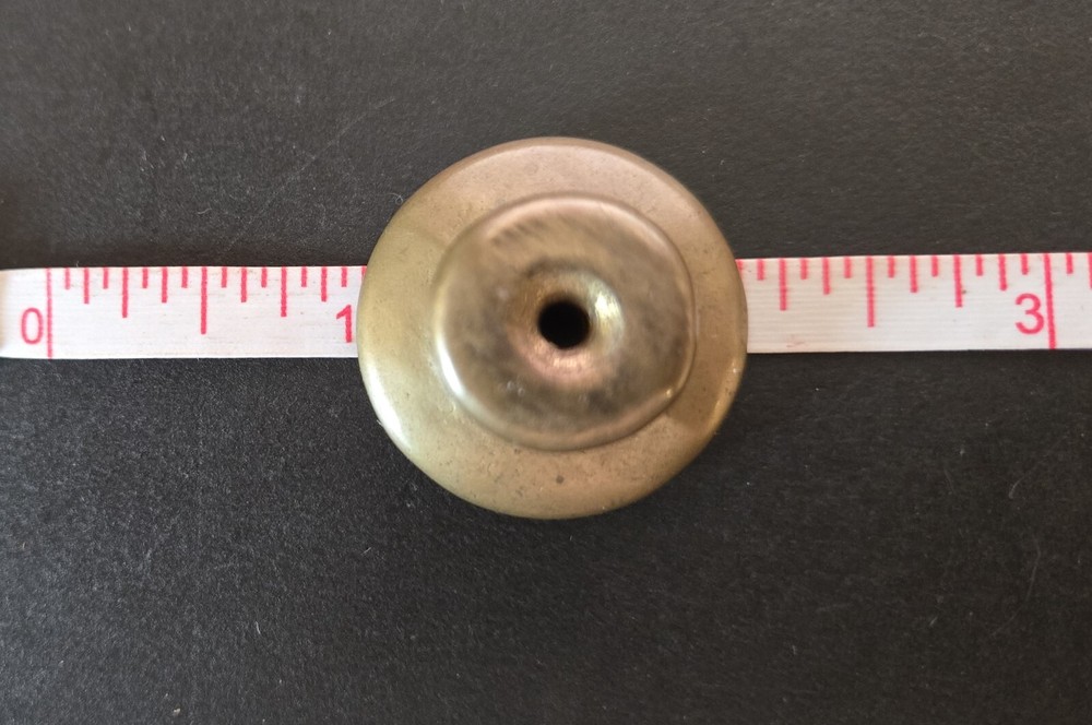 Vintage Solid Brass (Bronze?) Anchor Knob