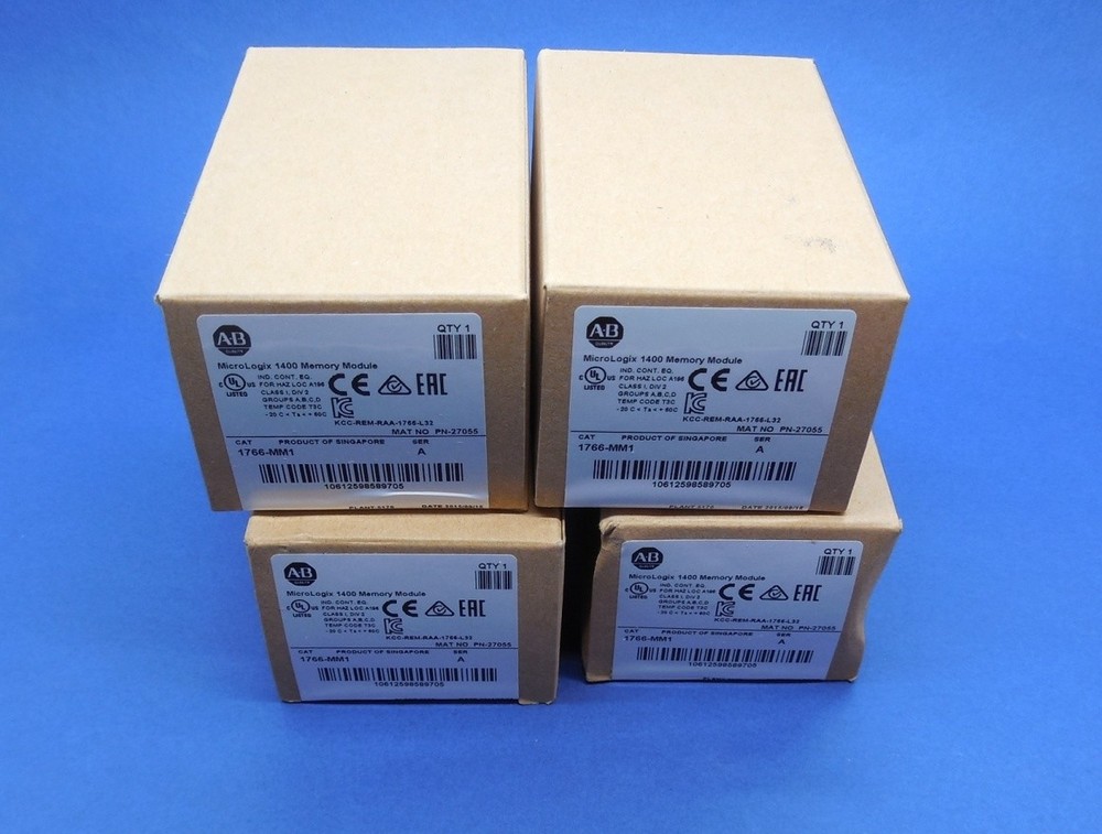 Allen Bradley MicroLogix 1400 1766-MM1 (Factory Sealed) Memory Module