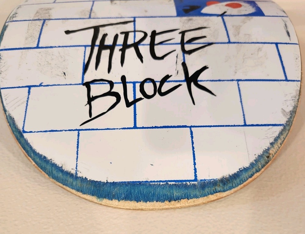 THREE BLOCK 8.0 Jason Park Skateboard Deck used