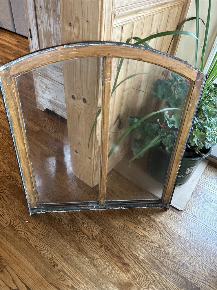 Antique Vintage Glass Window Frame