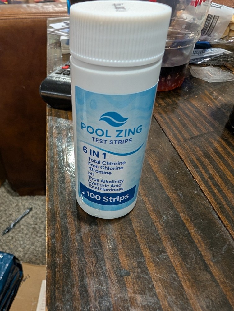 Pool Zing 6 in 1 test strips100 strips