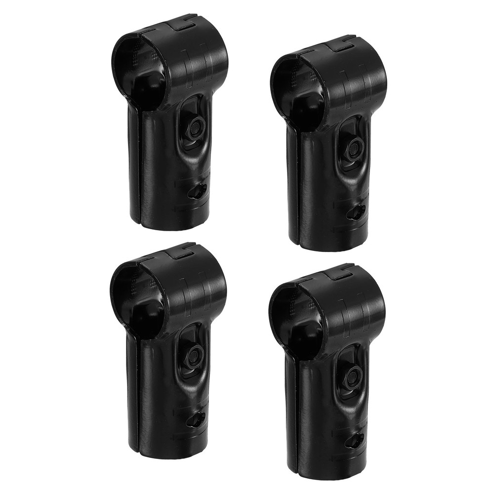 4Pcs End Rail Clamps 1-1/8" T-shape Pipe Clamp Structural Pipe Connectors