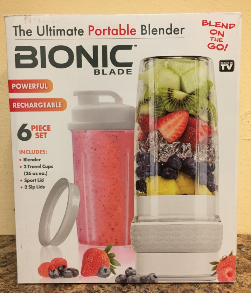 Bell + Howell 8042 Bionic Blade Portable Blender Set