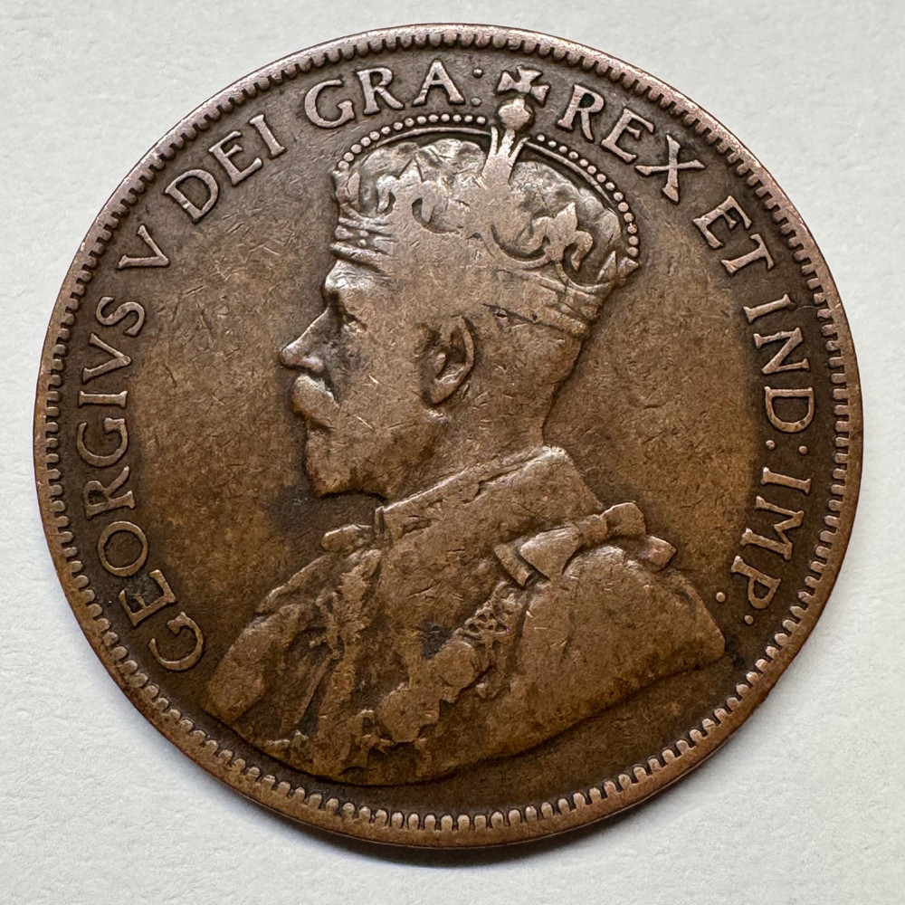 1915 Canada 1 Cent - Large Type - Coin #D-032