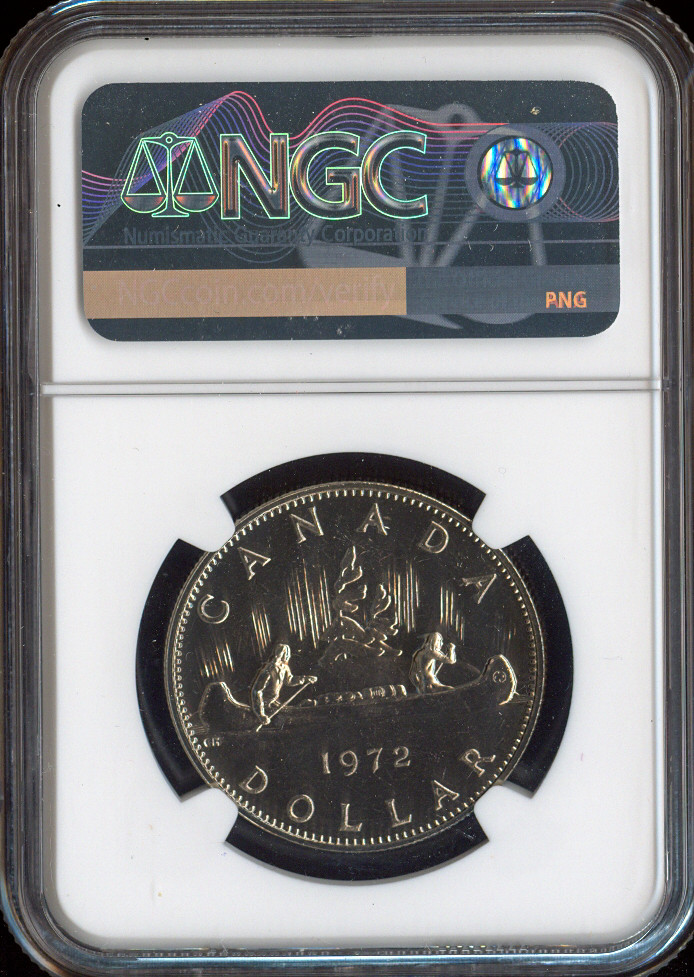 1972 Canada Dollar $1 NGC MS66 MAC - Quality