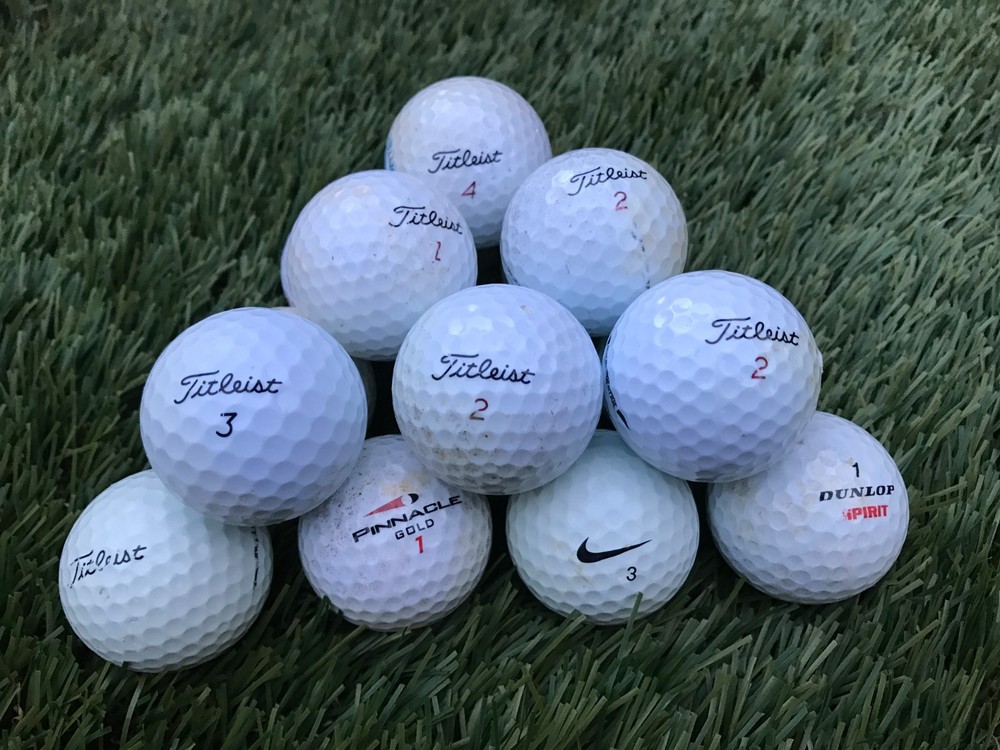 200 Assorted Brands Mix - SHAG AA Used Golf Balls