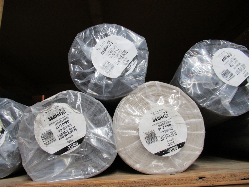 Phifer Suntex90 36" x 100' Black Solar screen material