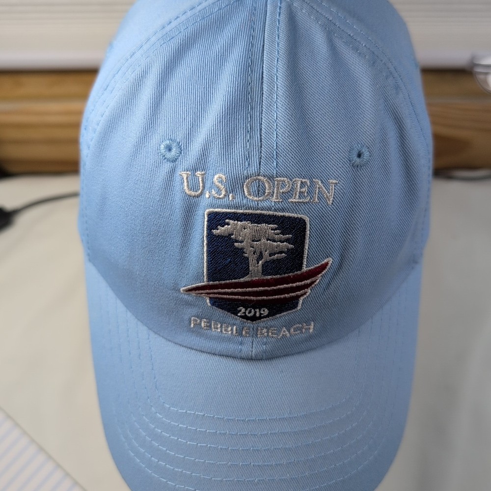 Blue 2019 US Open Pebble Beach Golf USGA Members Strapback Hat Cap