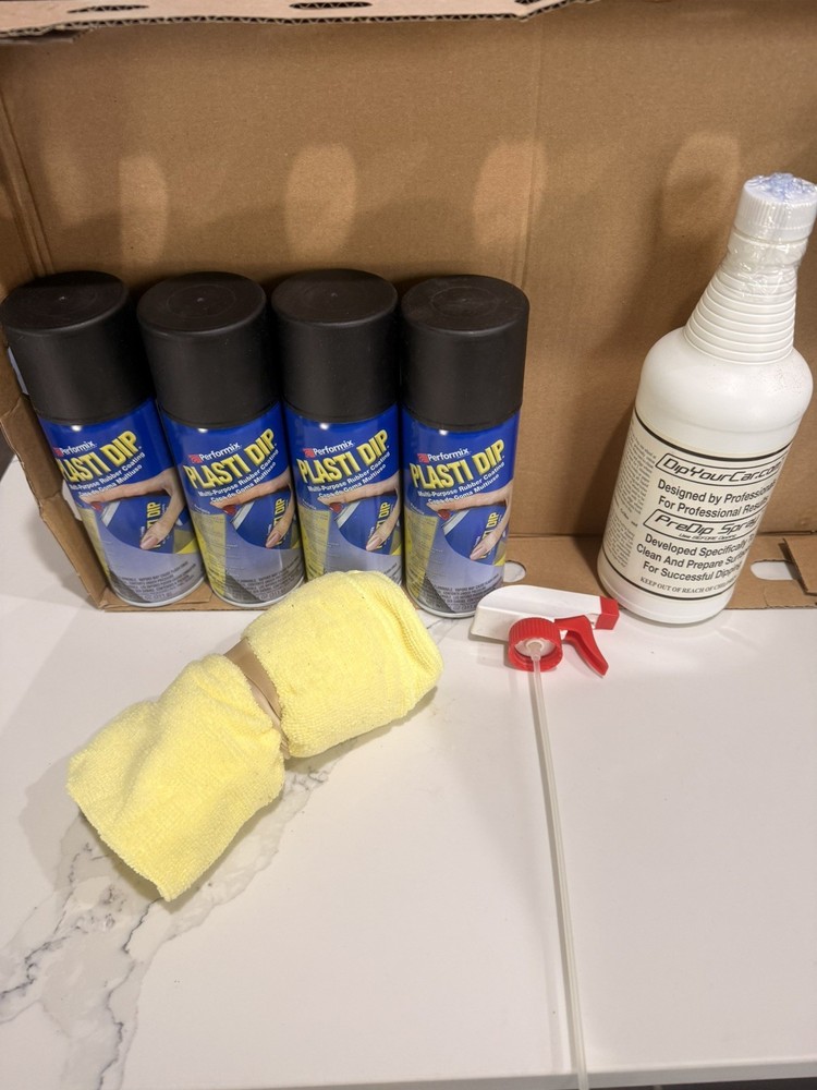 Matte Black Aerosol Wheel Coating kit