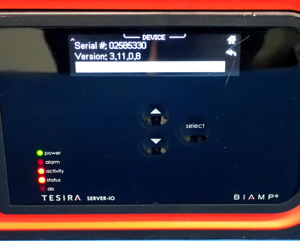 BIAMP TESIRA SERVER-IO Digital Audio Server Network