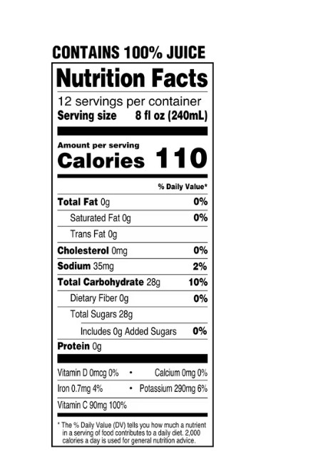 (2 pack) Great Value 100% Apple Juice, 96 fl oz