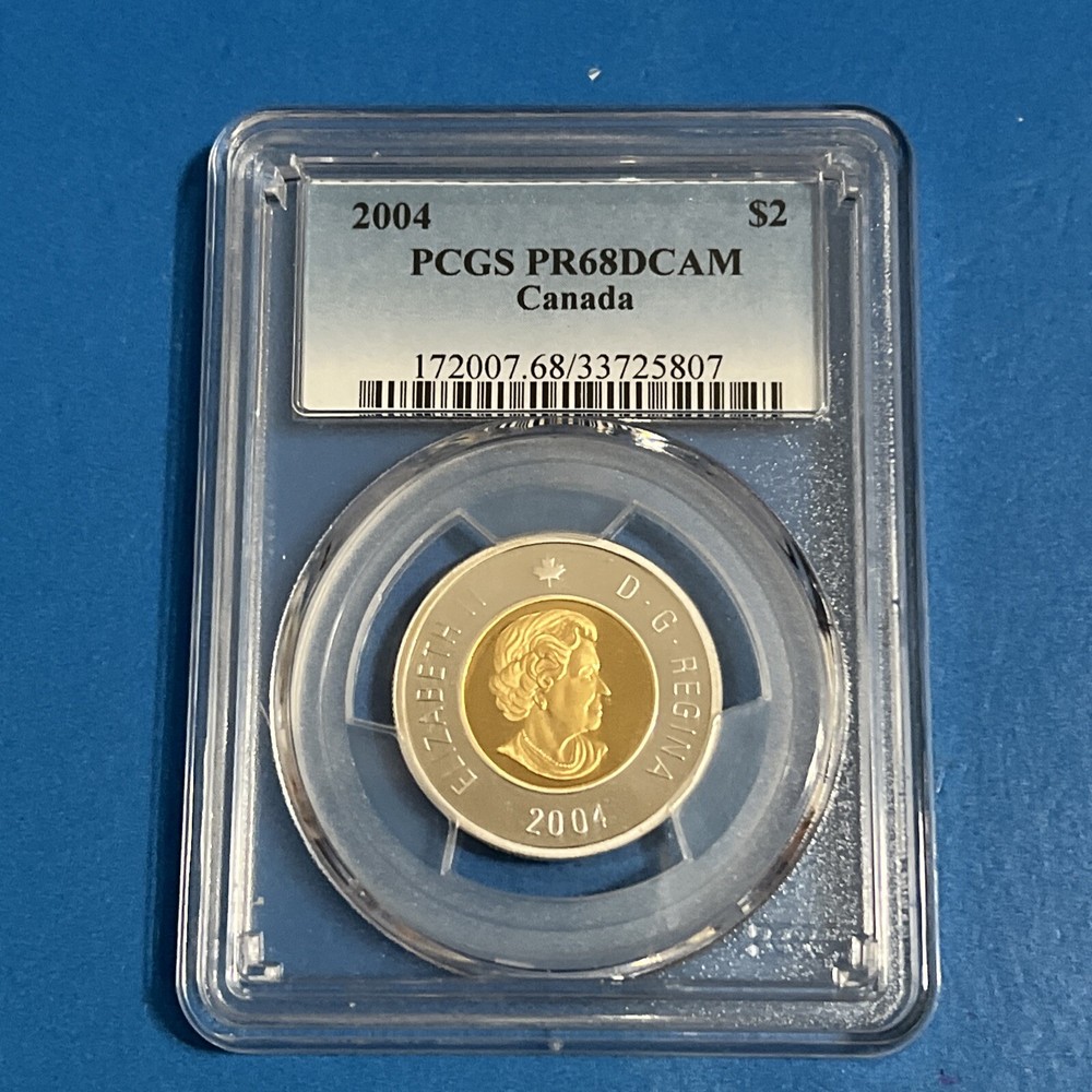 2004  CANADA Silver 2 Dollars $2 PCGS PR68 DCAM