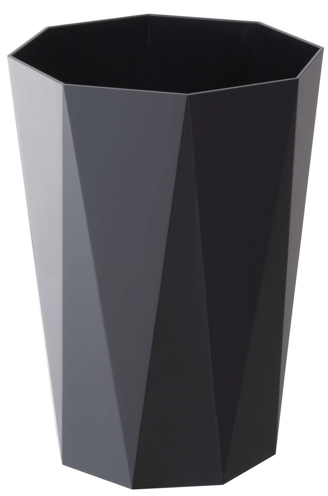 Yamazaki Trash Can Diamond Black 6412