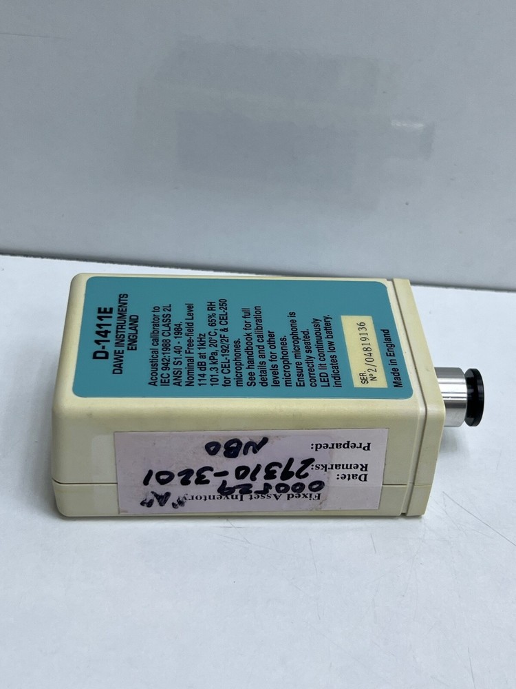 DAWE D-1411E ACOUSTICAL CALIBRATOR