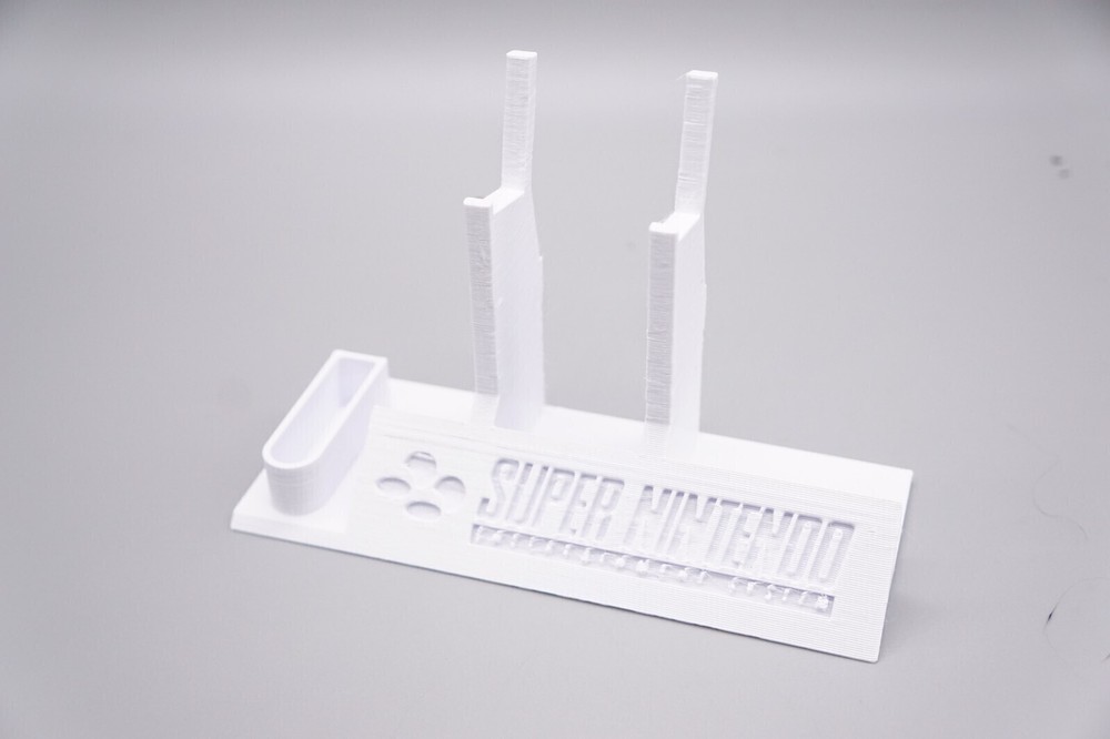 Controller Holder Display for SNES Super Nintendo Controllers *White*