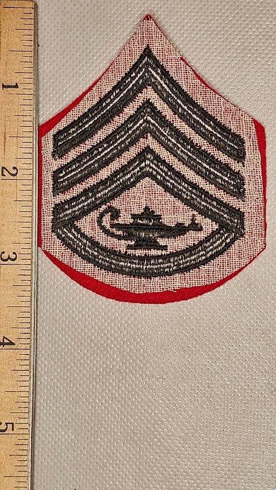 U.S. Marine Corps JROTC Staff Sergeant Rank Patch