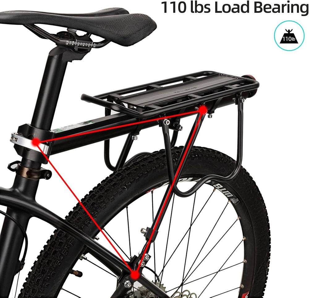 Bicycle Rear Cargo Rack Quick Release Bicycle Rear Cargo Rack Bicycle