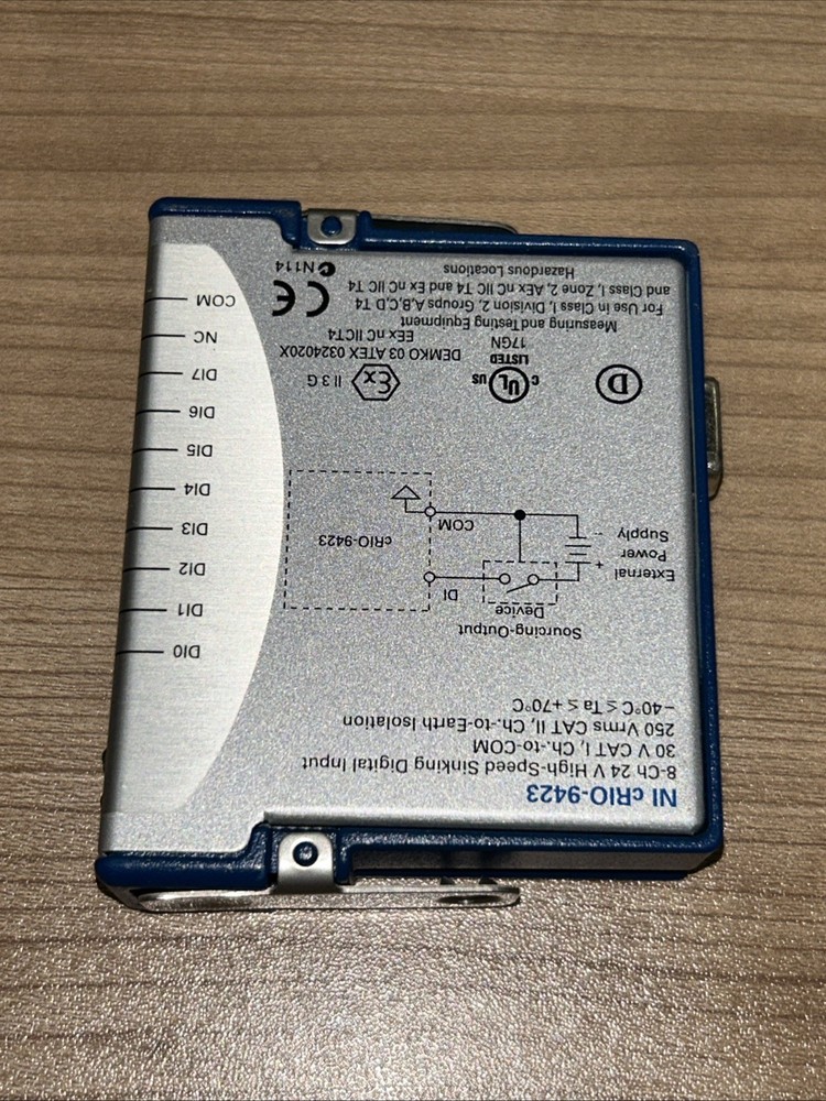 National Instruments NI cRIO-9423 8-Ch High Speed Sinking Digital Input Module