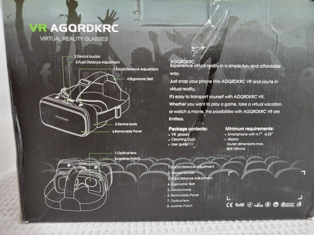 virtual reality headset glasses