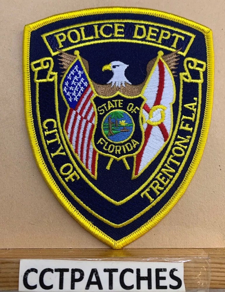 TRENTON, FLORIDA POLICE SHOULDER PATCH FL