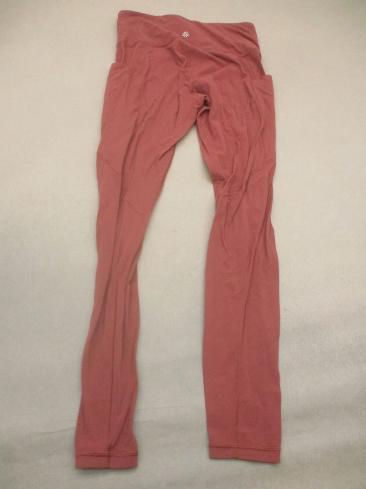 ATHLETA Size S Womens Pocket Stretch Pull On Athletic Compression Leggings 123