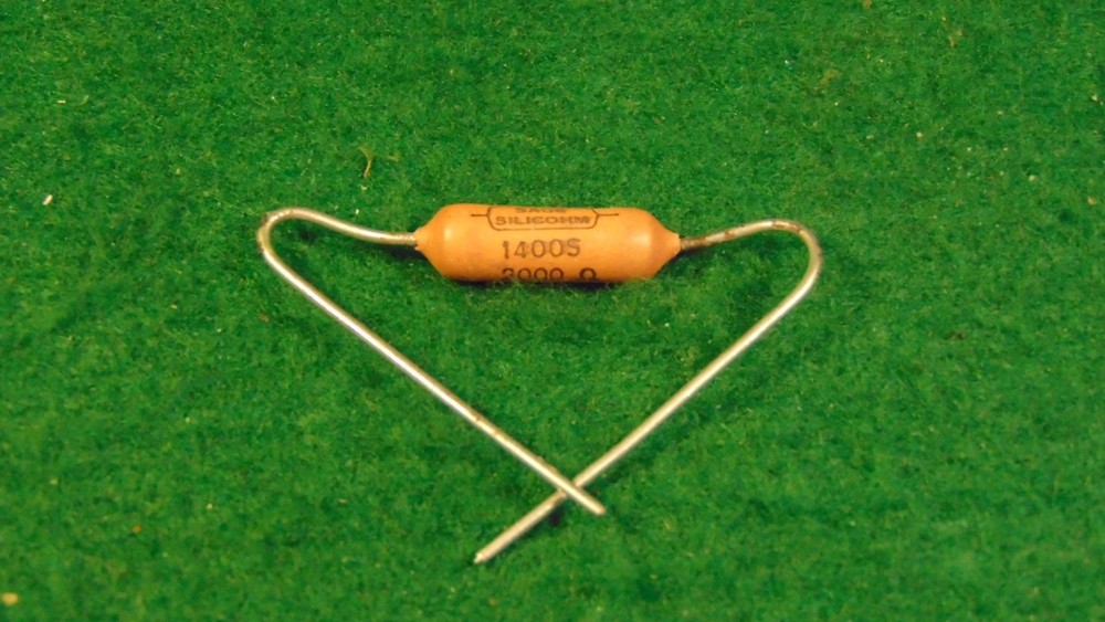 SAGE SILICOHM  2K OHM 3 WATT WIREWOUND POWER RESISTOR NOS