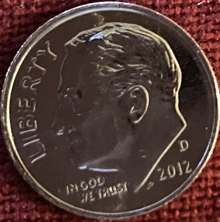 2012-D BU Roosevelt Dime From OBW