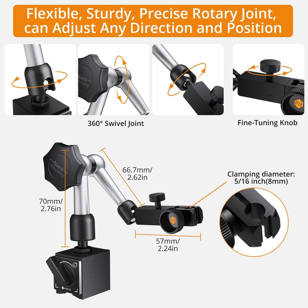 Neoteck 1" Digital Dial Indicator Set +