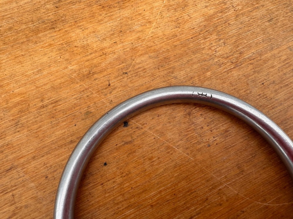 REINSMAN Thin Twisted Wire Offset D Ring Western Snaffle Bit ~ 4 3/4"