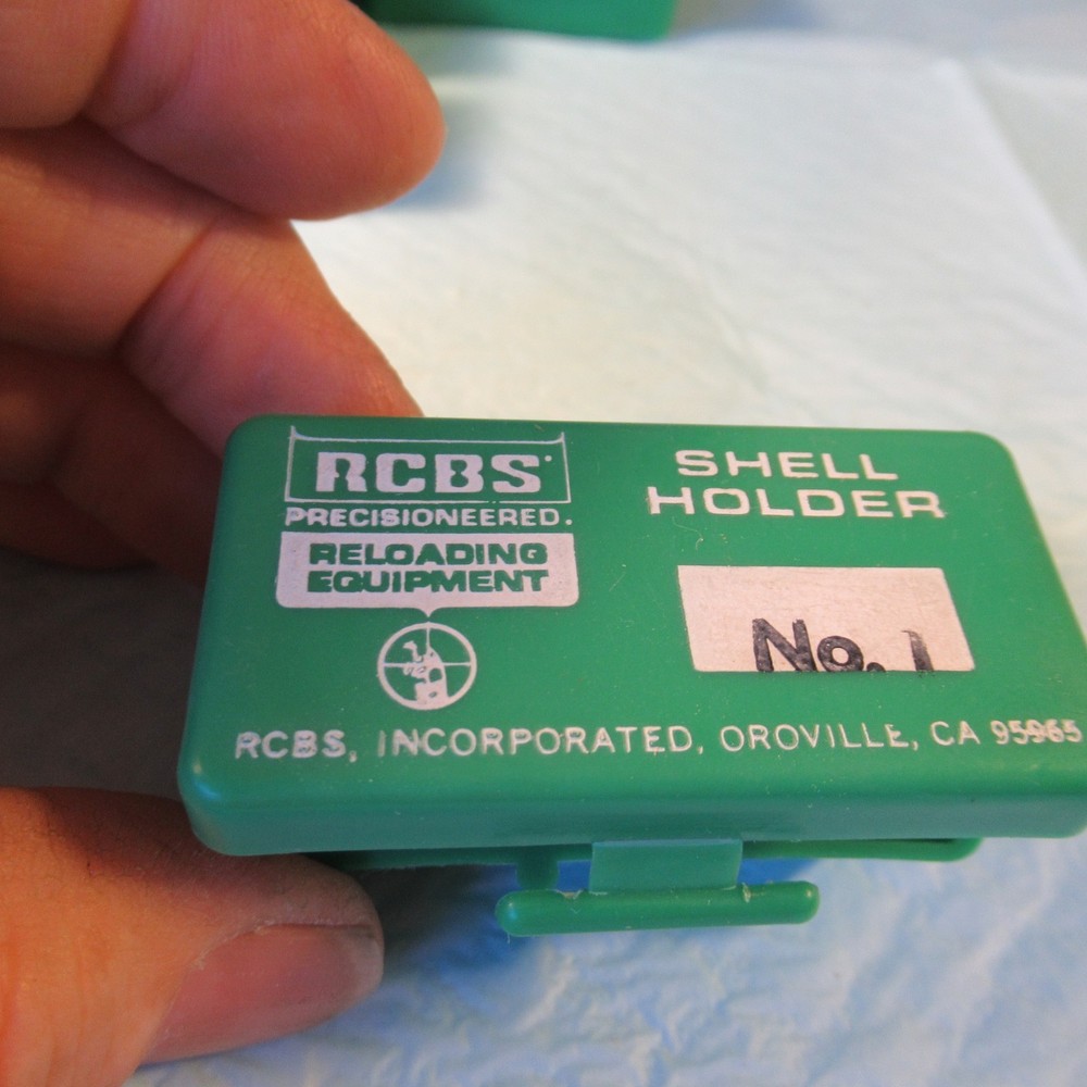 RCBS RELOADING SHELL HOLDER WITH CASE #1