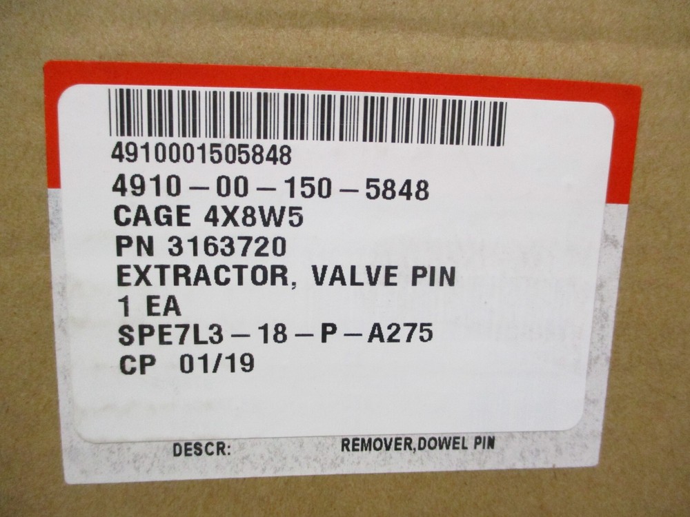 Cummins 3163720 Valve Pin Extractor