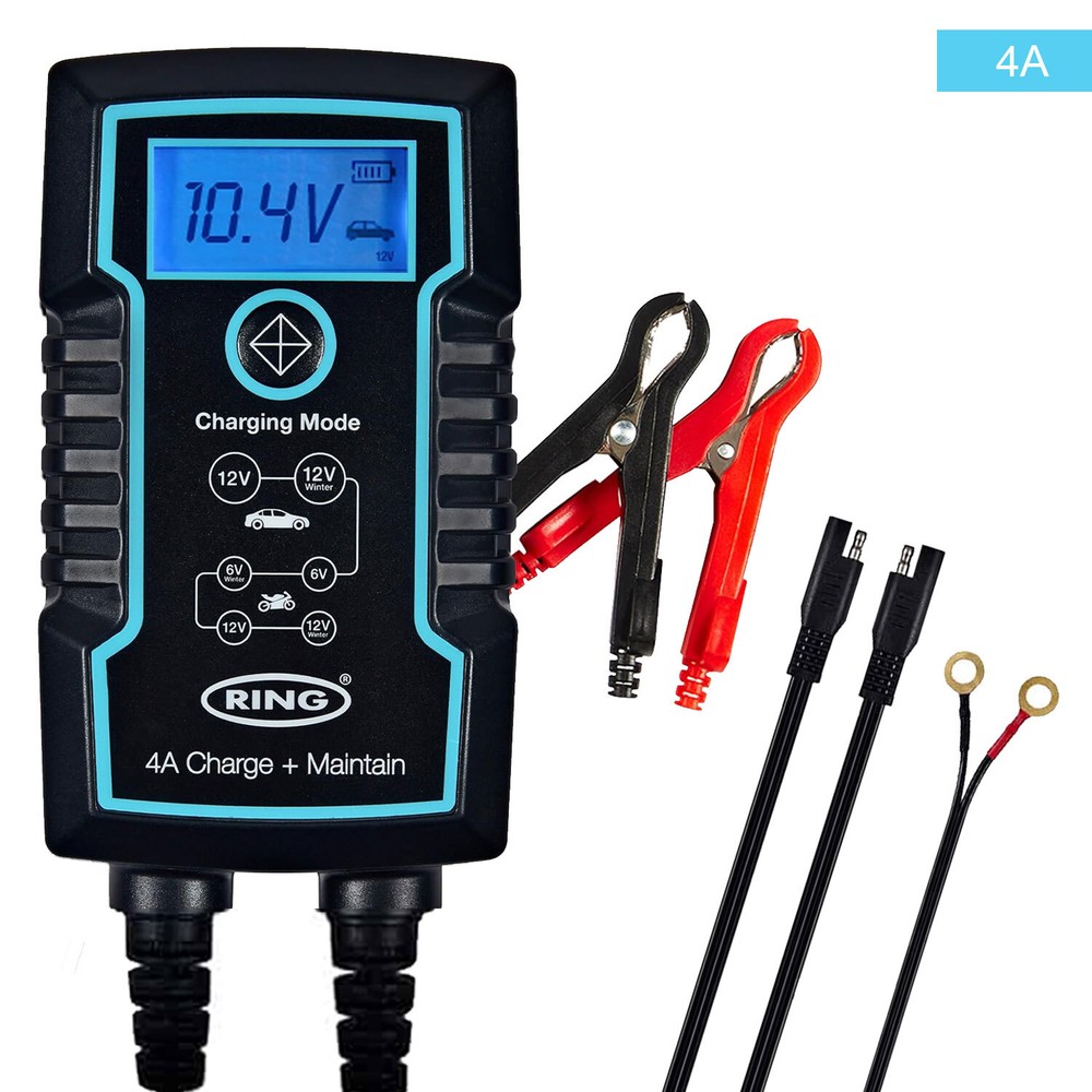 4A Smart Battery Charger For Audi Maintainer with Quick Connect Plug