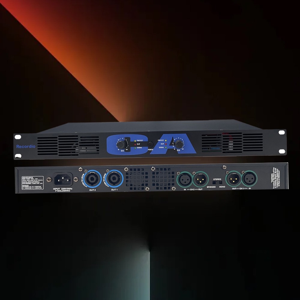 CA-450 2 Channel Digital Power Amplifier 2x900watt Class-D Bridge Function 180py