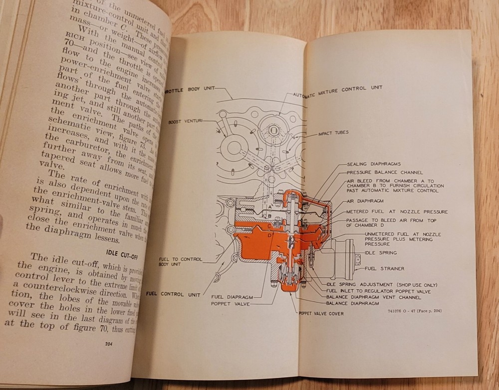 Aircraft Fuel System Navy Training Courses 1951 Book-w Pullouts